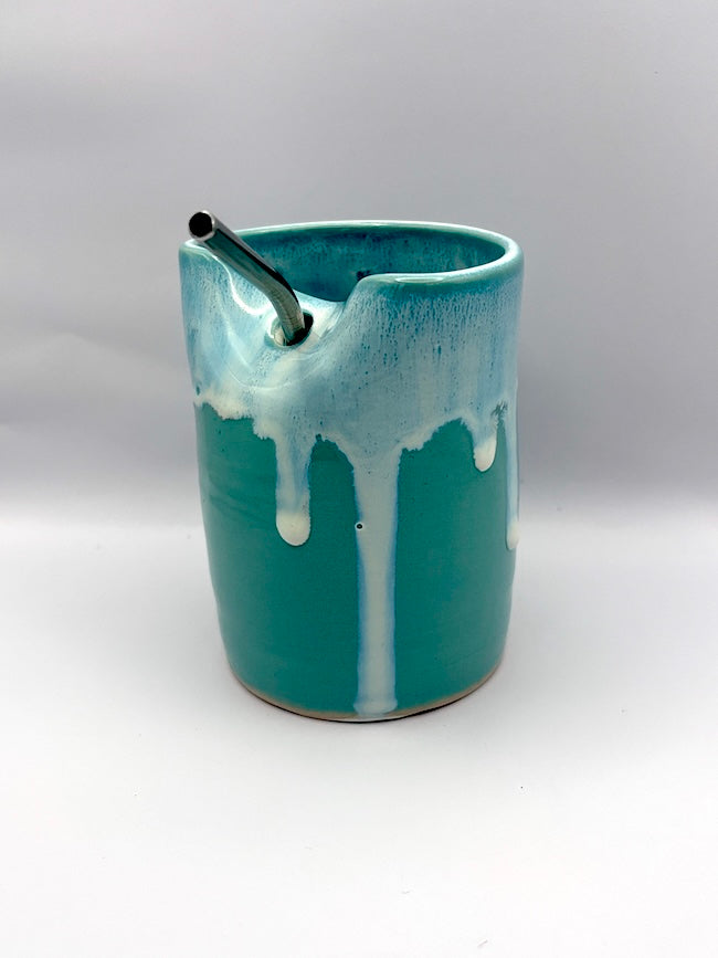 Aqua straw tumbler