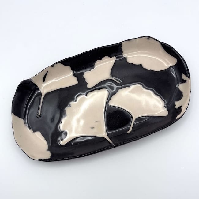 Ginkgo trinket tray