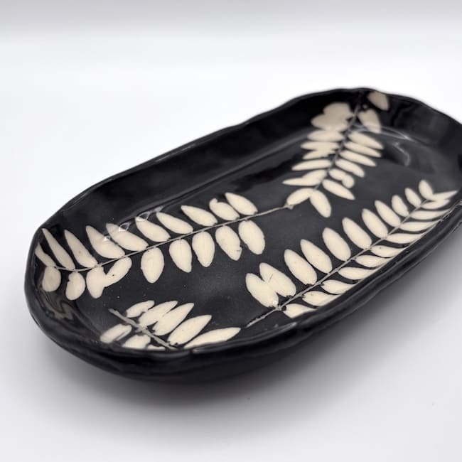 Honey locust trinket tray