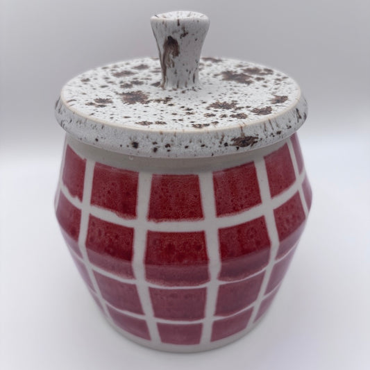 Windowpane cookie jar