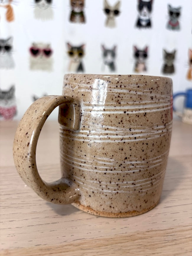 White-striped mug image 1