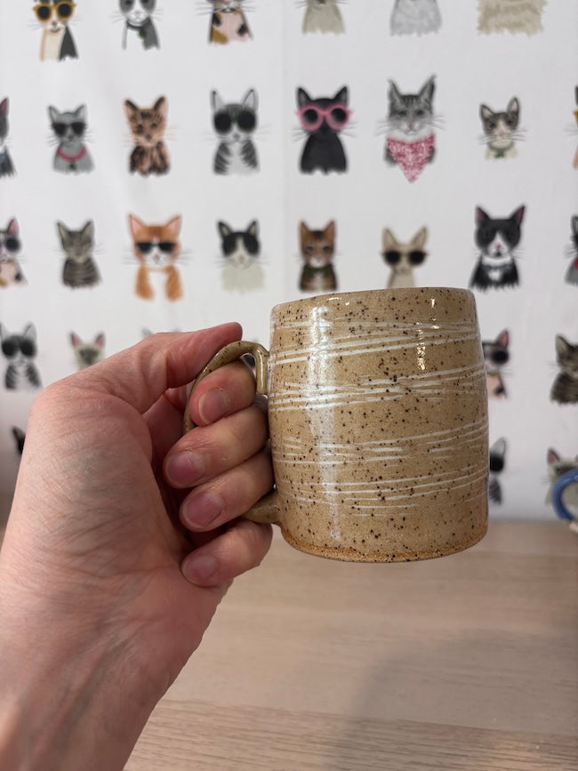 White-striped mug image 2