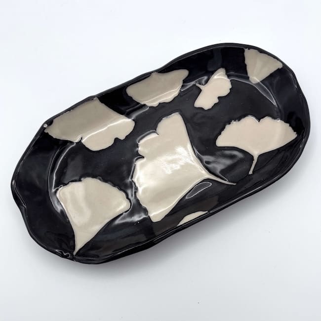 Ginkgo trinket tray