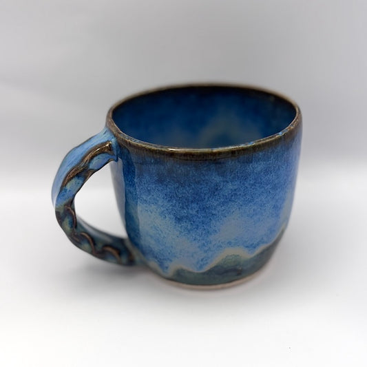 Light blue drips mug