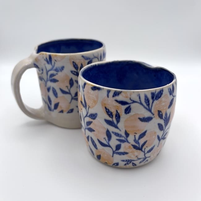 Short lemon mug