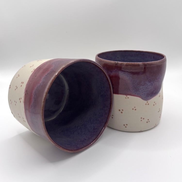 Mauve + dot t[h]umbler