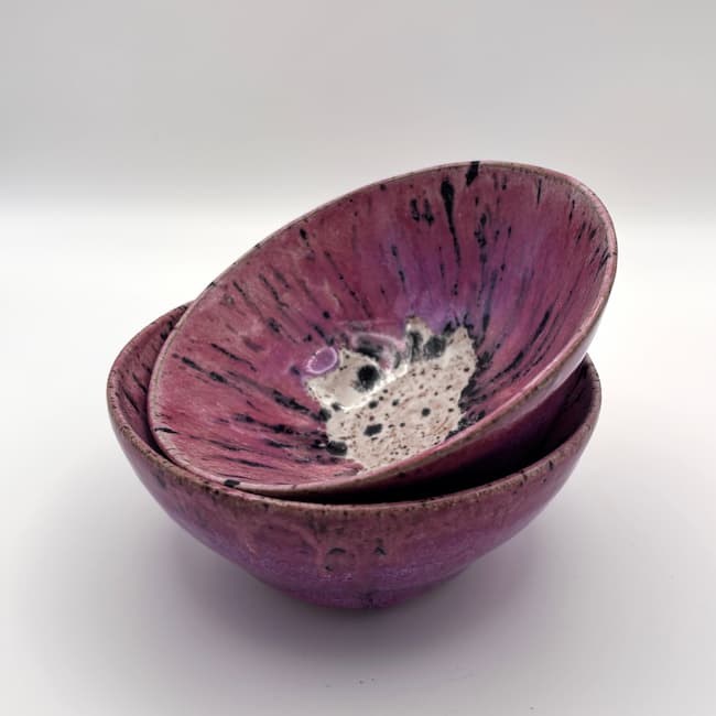 Dragonfruit small bowls (set of 2)