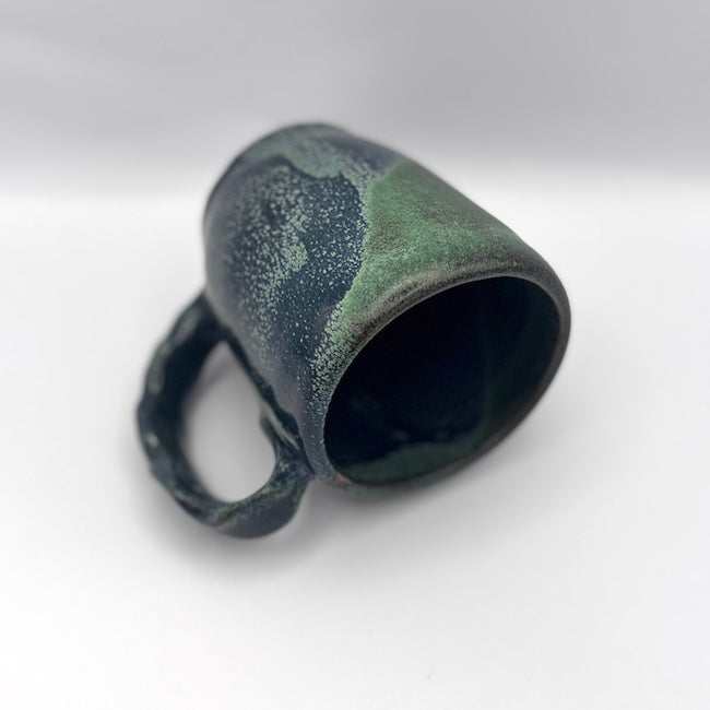 Old blue/green mug