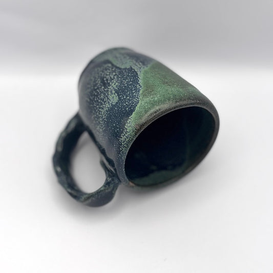 Old blue/green mug