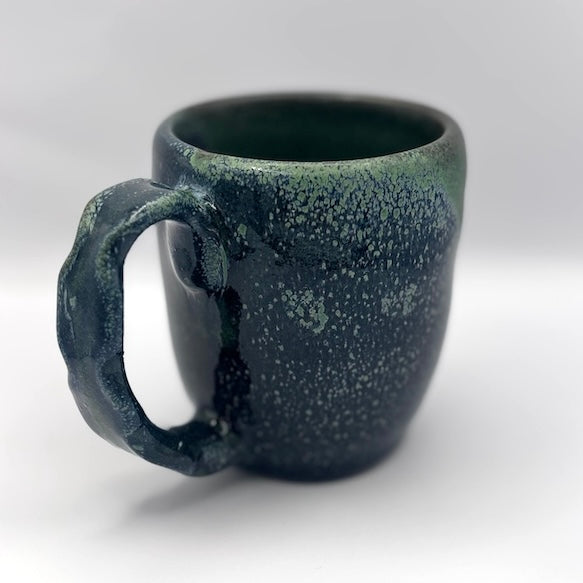 Old blue/green mug