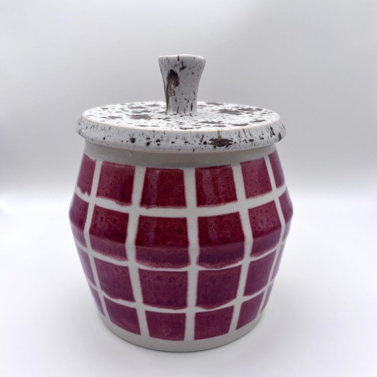 Windowpane cookie jar