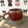 Red and blue mug