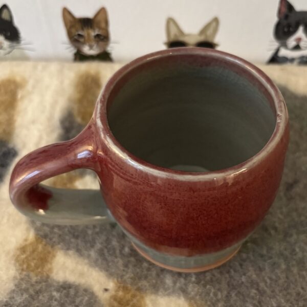 Red and blue mug