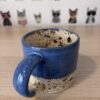 blue-stepped-mug-2 Dark blue speckle stepped mug