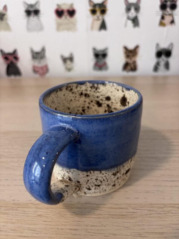 blue-stepped-mug-2 Dark blue speckle stepped mug