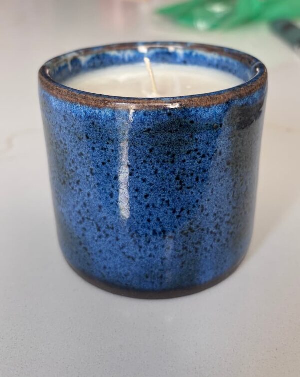 forest-floor-blue Lemon-lavender candle