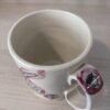 Pink "sketchy poppy" mug