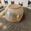 Small red-stripe shino bowl