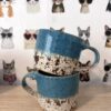 teal-duo-2 Set of 2 teal speckle mugs