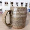 White-striped mug
