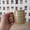 White-striped mug