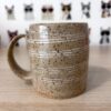 White-striped mug